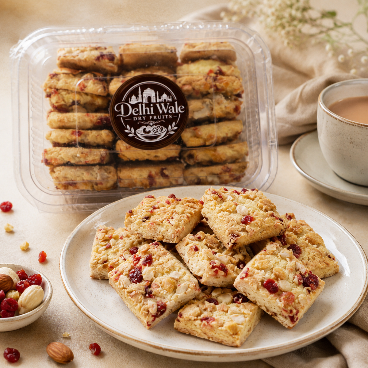 Delhi Wale Berry Nut Cookies