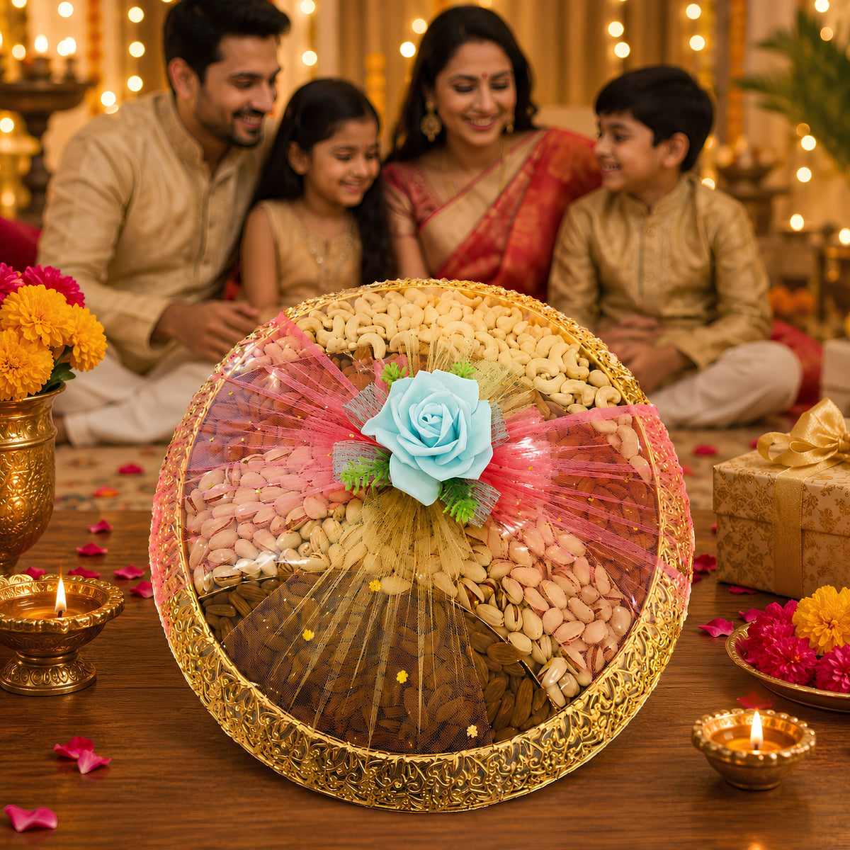 Delhi Wale Premium Dry Fruit Celebration Platter
