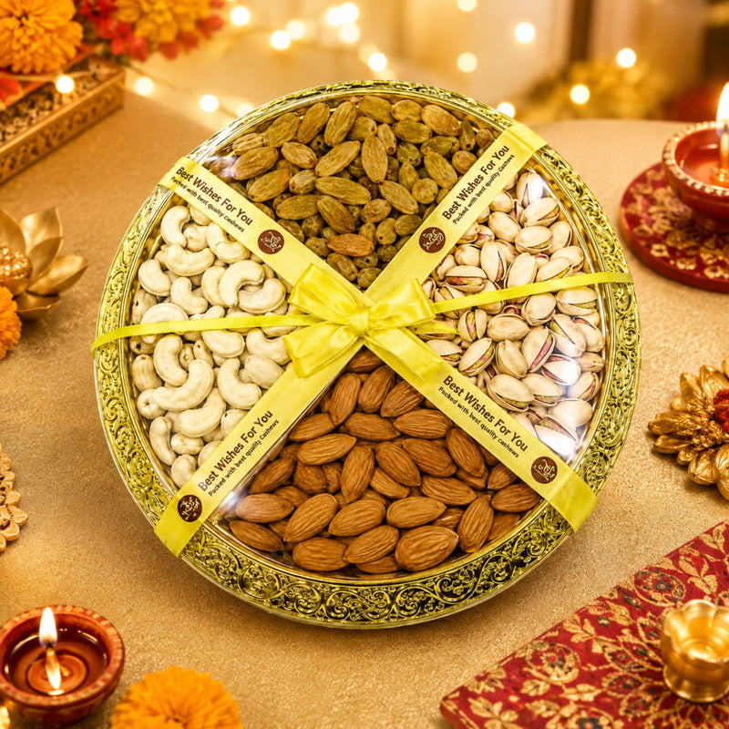 Delhi Wale Golden Celebration Dry Fruit Platter