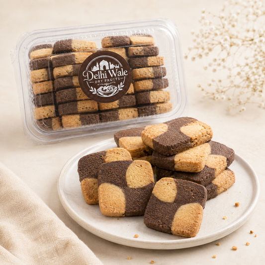 Delhi Wale Choco Vanilla Checker Cookies