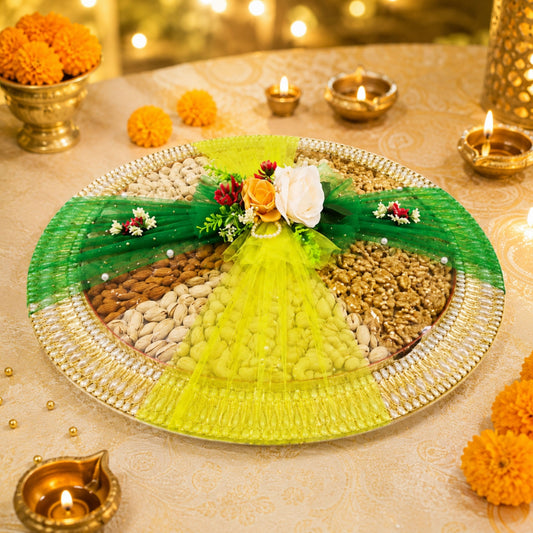 Delhi Wale Emerald Royal Dry Fruit Platter