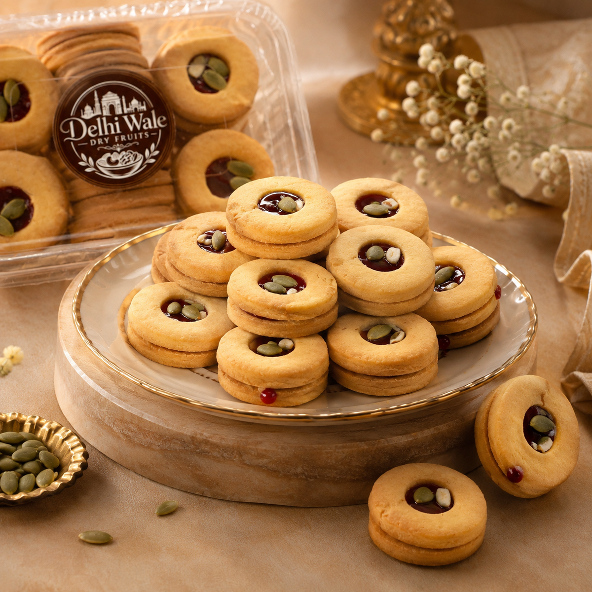 Delhi Wale Fruit Jam Cookies