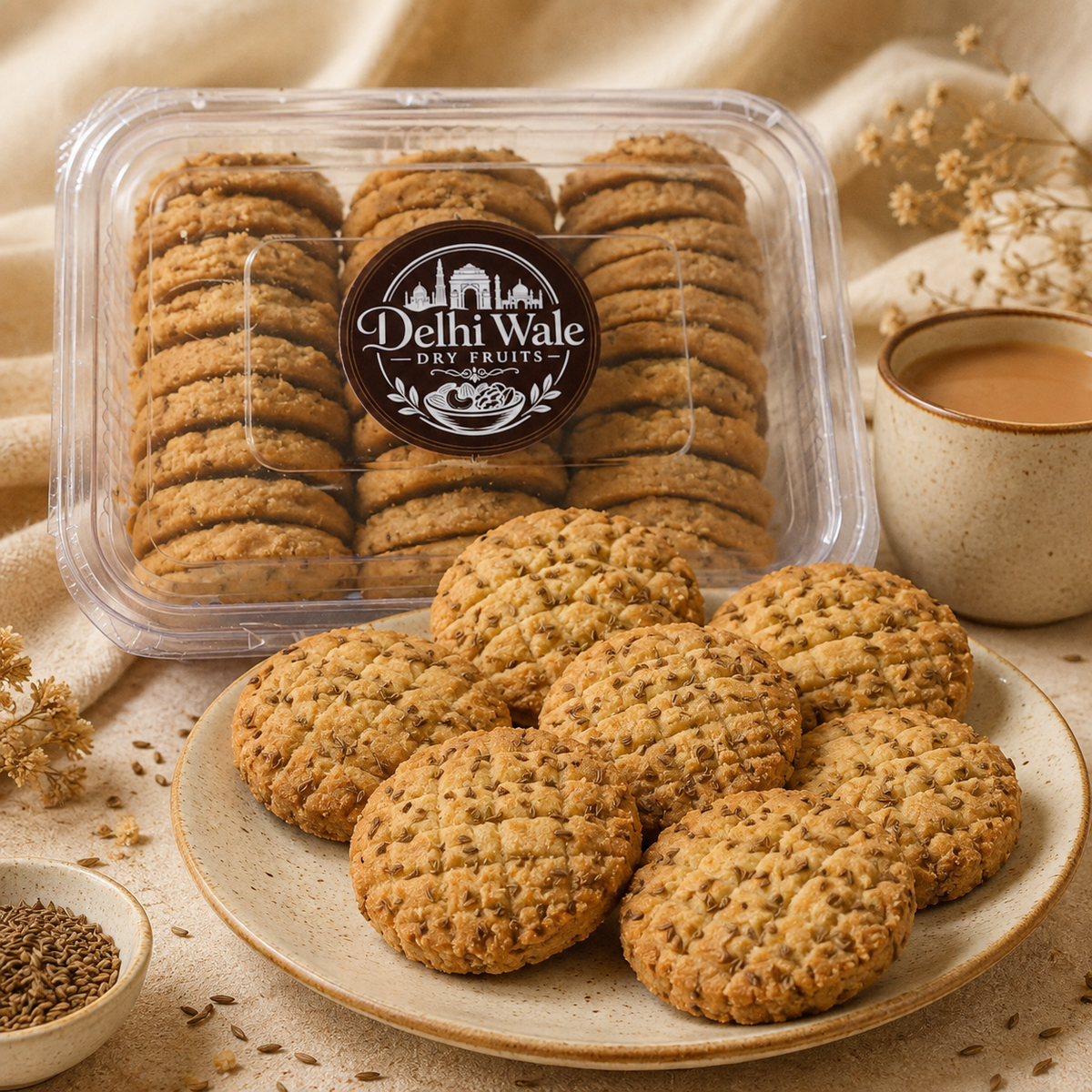 Delhi Wale Jeera Butter Cookies