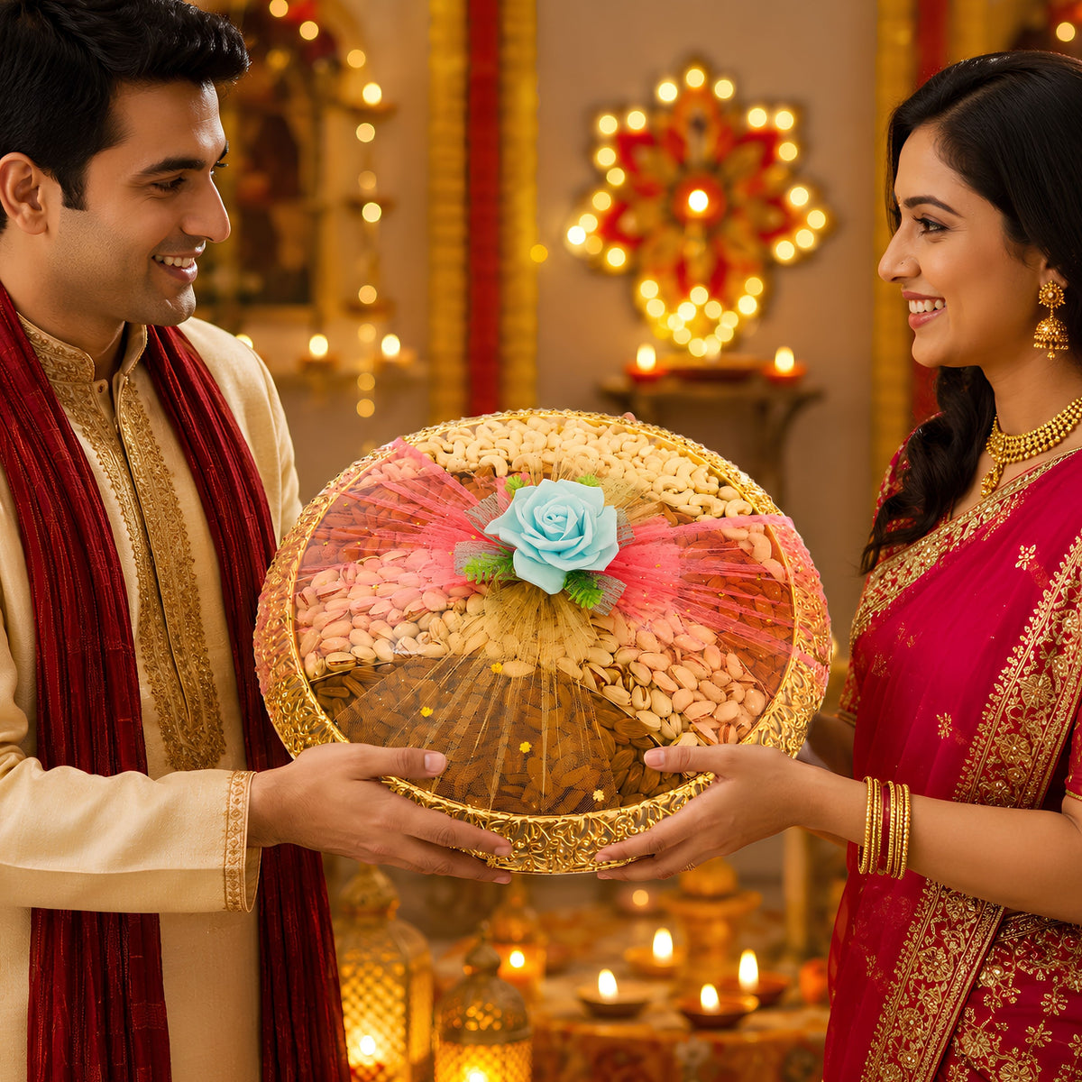Delhi Wale Premium Dry Fruit Celebration Platter