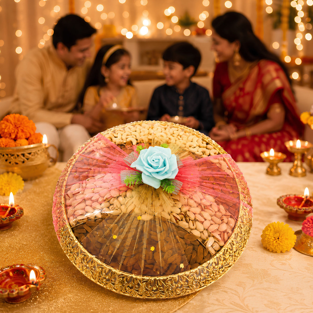 Delhi Wale Premium Dry Fruit Celebration Platter