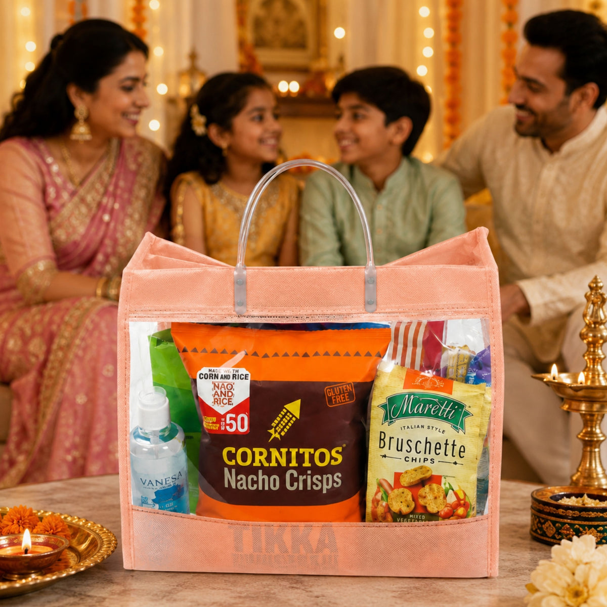 Delhi Wale Premium Snack & Refreshment Tote Hamper