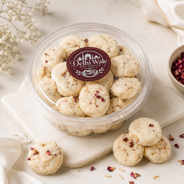 Delhi Wale Rose Almond Cookies