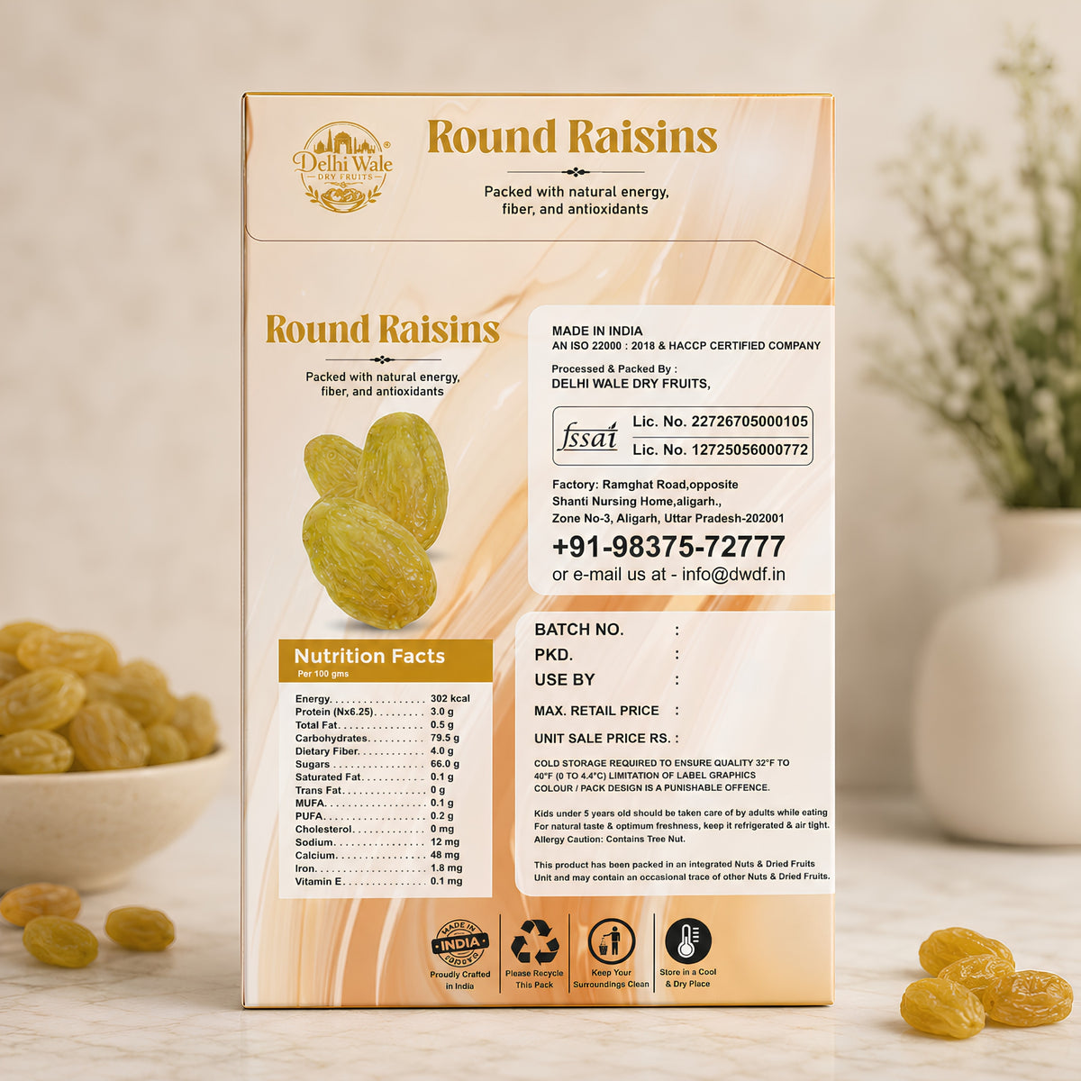 Round Raisins